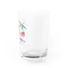 あおきさくらの夏の恐竜たち Water Glass :right