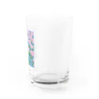 u tsu ro hi -のチューリップとネモフィラ Water Glass :right