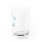 すいか直売店の本田のいぬ Water Glass :right