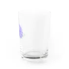 みっきーの6月のあじさいとカタツムリ Water Glass :right