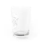 WakameleonのしろくまCats Water Glass :right