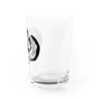 平井肉助(Rudy)の抽象画グラス第二弾 Water Glass :right