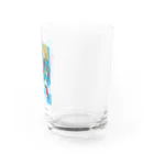 イラストレーター トツカケイスケのSUPER GIRL Water Glass :right