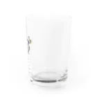 まるちのアジに食べられる猫 Water Glass :right