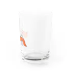 うさぎ本舗のへびを運ぶうさぎたち Water Glass :right