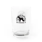 イチゴキカクの髭犬印麦酒/黒 Water Glass :right