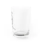 ○○(にわ)のあいむ ありげ一た一。(黒) Water Glass :right