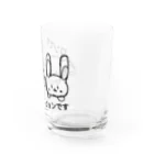 ネコッチ＿k(*´ω｀*)のワン!ピョン Water Glass :right