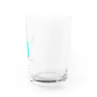 mooncatの幸せのBlue bird Water Glass :right