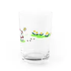 をかし屋のこまいぬくん　うららか春の日 Water Glass :right