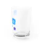 Hi*roomのウリクラゲとマンボウとチンアナゴの四角い海 Water Glass :right