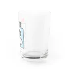 うさぎまるえkawaiishop のくまコロりん『NO３密』 Water Glass :right