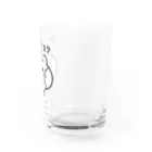 うさぎまるえkawaiishop のくまコロりん『アベノマスク使ってる？』 Water Glass :right