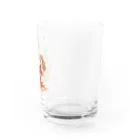 コッカースパニエルと仲間たちのお店のりんご Water Glass :right