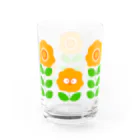 菊地わやのレトロいぬ（文字入り） Water Glass :right