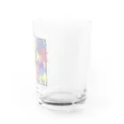 charu117のart カモフラ Water Glass :right