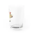 気ままに創作　よろず堂のプリン・ア・ラ・モード　レトロ Water Glass :right