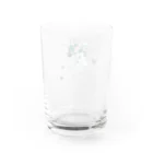 ウタタネギ仮 SHOPのワニと海水浴・青 Water Glass :right