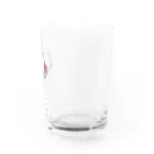 ニコニコ❤︎お肉のメイク中の女の子 Water Glass :right