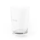 703Factory(セブンオースリーファクトリー)の通常グッズ･私は☆☆で産まれた(白抜き) Water Glass :right