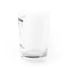 ペーパークラフト作家 鍋嶋通弘のオオミズアオ1 Water Glass :right