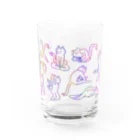 岩淵のしっぽネコグラス　カラフル Water Glass :right