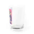 strtの猫のラテモカグッズ Water Glass :right