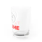 くいなの母のTAGAME (white) Water Glass :right