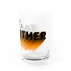 RIRI_designのStand Up Together（スタンド・アップ・トゥゲザー）イエロー オレンジベース Water Glass :right