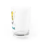 森のどうぶつサッカーshopのストライカーのトラ Water Glass :right