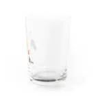 キクチミロのハシビロコウ&チベットスナギツネ Water Glass :right