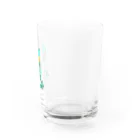 AmberjackのQanon 宇宙人 Water Glass :right