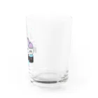 SANKAKU DESIGN STOREのNO SAKE NO LIFE。 レトロな紫×青 Water Glass :right