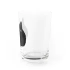 SAIWAI DESIGN STOREのまんまるクロネコ Water Glass :right