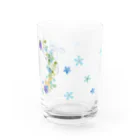 しまざきあんみのブルーフラワーリース Water Glass :right