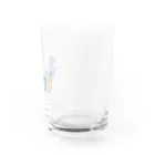 muroちのあじさい色のねむいかたつむり Water Glass :right