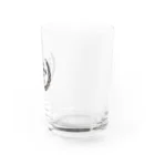 ロゴ3種類のA Water Glass :right