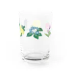 Asahi art styleの北海道の花々 Water Glass :right