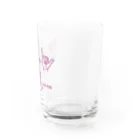 創作工房muccoの指文字:I LOVE YOU  Water Glass :right