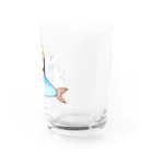 PENぎんSHOPの魚に乗ったペンギン Water Glass :right