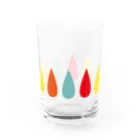 あずきいろのしずくのグラス レトロポップ Water Glass :right