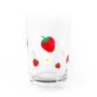 あずきいろのいちごのグラス Water Glass :right