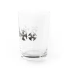 💜Salon de Lucia💜のGreek Crosses Teddy - monochrome Water Glass :right