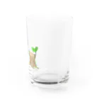 まいにち大変だけどほのぼのって大事の長老のお昼寝 Water Glass :right