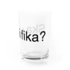 北欧スウェーデンシンプル暮らしのSka vi fika 北欧スウェーデン Water Glass :right