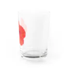 ☆ららくらら☆のハイビスカス・レッド① Water Glass :right