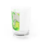 猫鯵のLime Water Glass :right