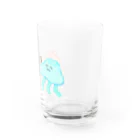 餃子ぺんぎんのメンダコとクラゲコップ Water Glass :right