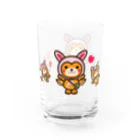 ニャジロウショップSUZURI店のこあぴょんグラス Water Glass :right