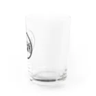 こどもはみがきのこれはお酒です(黒) Water Glass :right